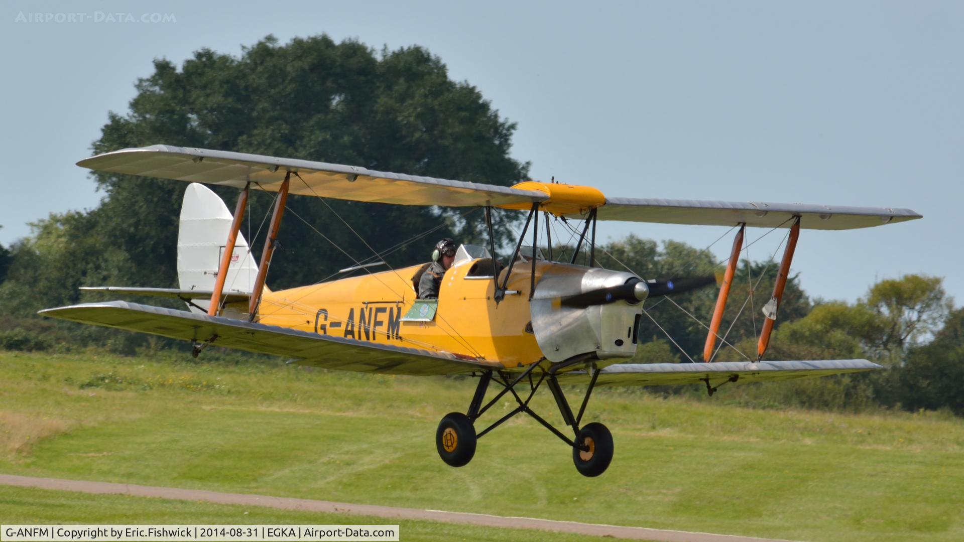 G-ANFM, 1941 De Havilland DH-82A Tiger Moth II C/N 83604, 43. G-ANFM at the superb 25th Anniversary RAFA Shoreham Airshow.