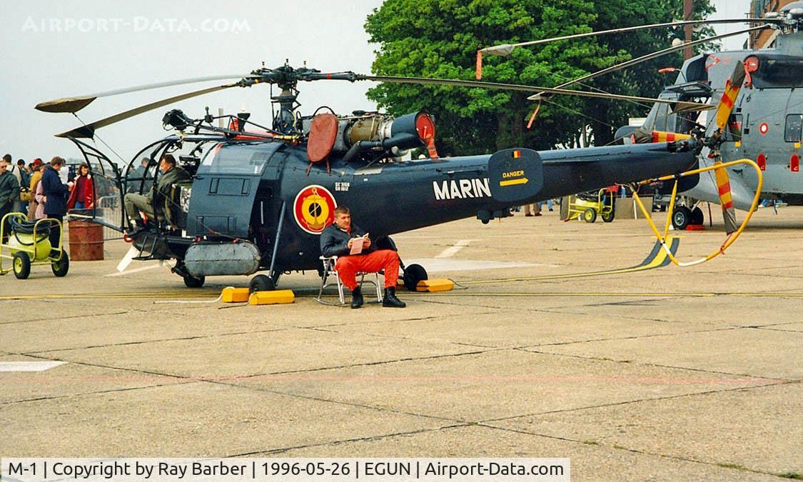 M-1, 1981 Sud Aviation SA-316B Alouette III C/N 1812, Sud Aviation SA.315B Alouette III [1812] (Belgian Navy) RAF Mildenhall~G 26/05/1996