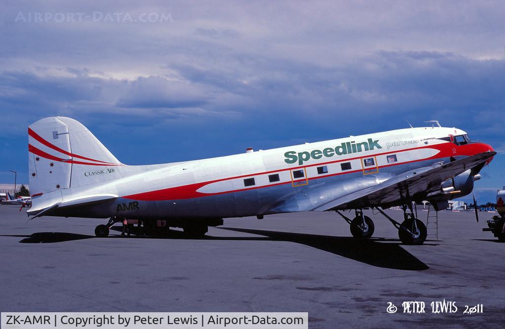 ZK-AMR, 1943 Douglas C-47A-1-DK Skytrain C/N 11869, Classic Air Services Ltd., Palmerston North 1988