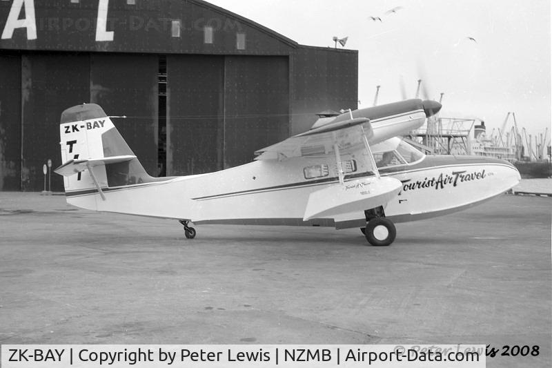 ZK-BAY, 1944 Grumman G-44 Widgeon C/N 1362, NZ Tourist Air Travel Ltd., Mechanics Bay