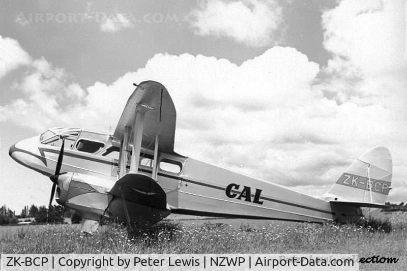 ZK-BCP, 1942 De Havilland DH-89B Dominie C/N 6648, Coastal Airways Ltd., Auckland, September 1958