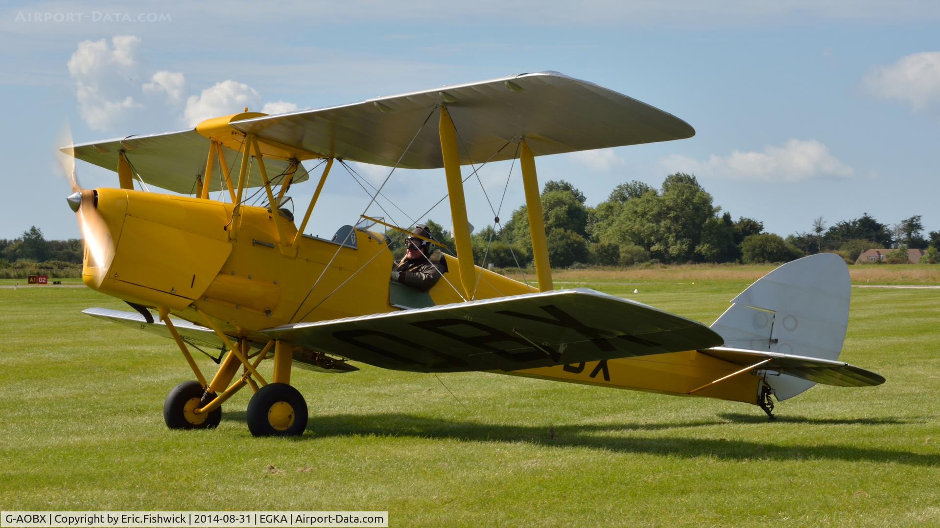 G-AOBX, 1940 De Havilland DH-82A Tiger Moth II C/N 83653, 3. G-AOBX at the superb 25th Anniversary RAFA Shoreham Airshow.