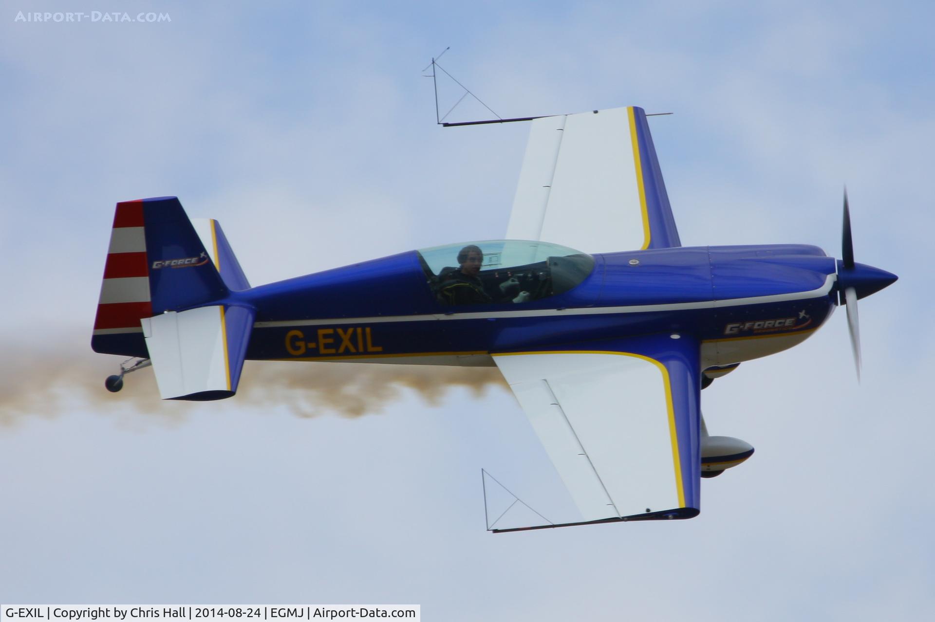 G-EXIL, 2010 Extra EA-300S C/N 1036, at the Little Gransden Airshow 2014