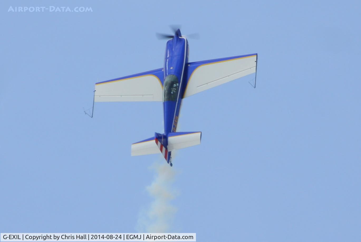 G-EXIL, 2010 Extra EA-300S C/N 1036, at the Little Gransden Airshow 2014
