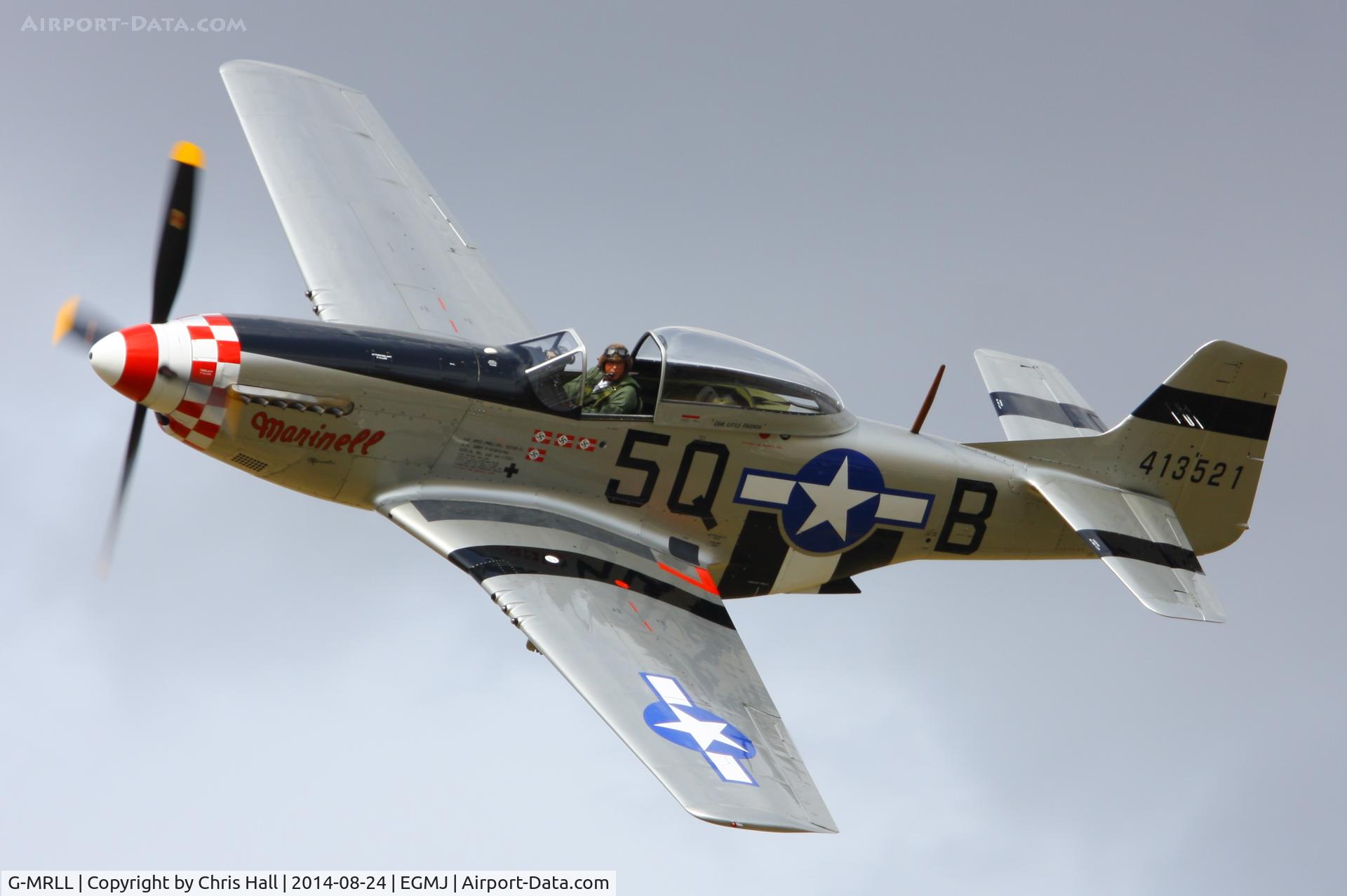 G-MRLL, 1943 North American P-51D Mustang C/N 109-27154, at the Little Gransden Airshow 2014