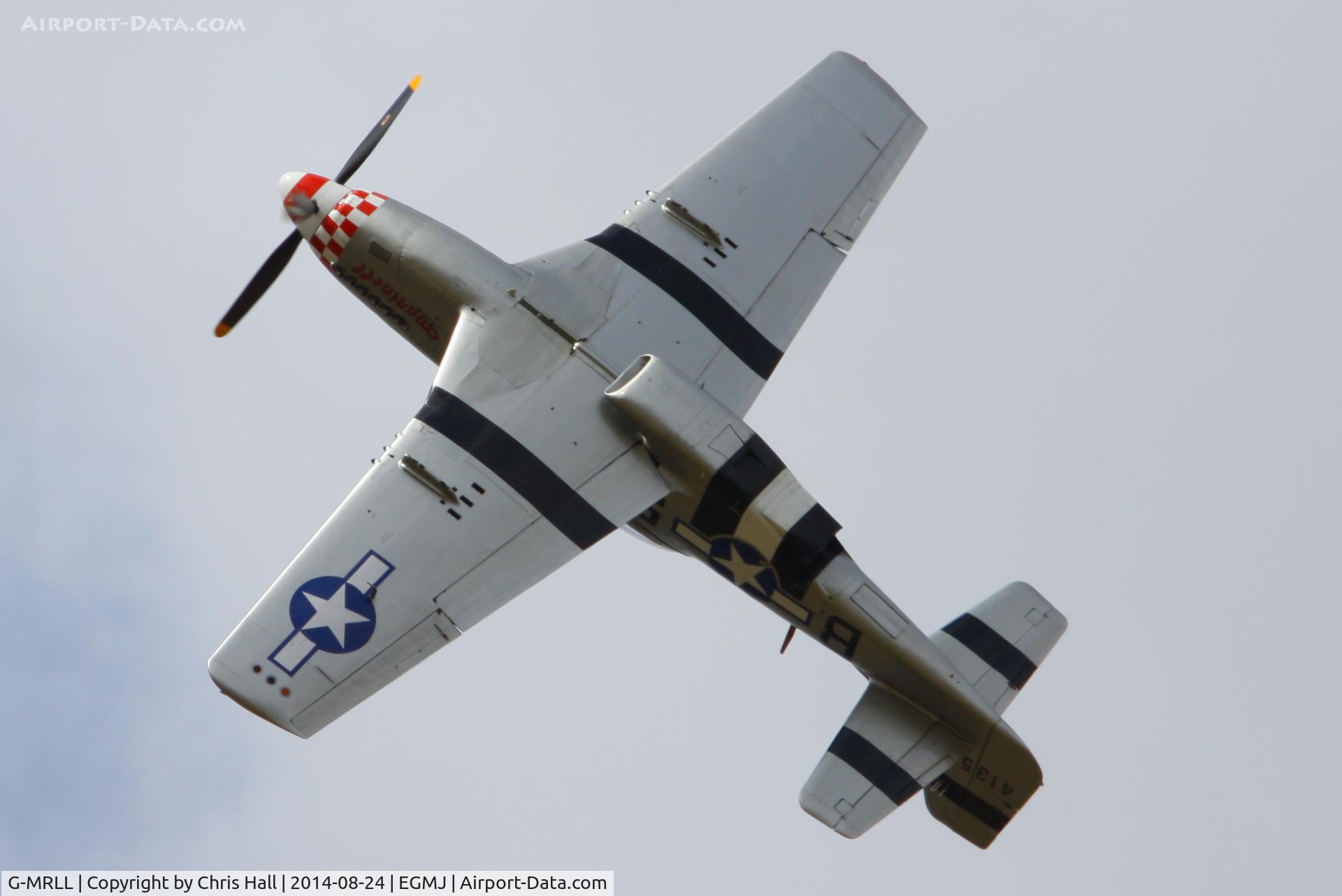 G-MRLL, 1943 North American P-51D Mustang C/N 109-27154, at the Little Gransden Airshow 2014