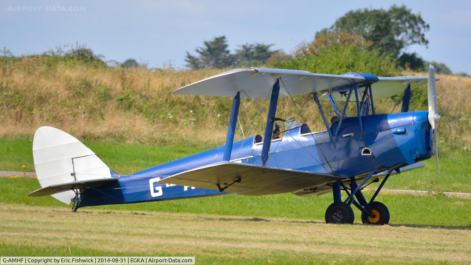 G-AMHF, 1940 De Havilland DH-82A Tiger Moth II C/N 83026, 2. G-AMHF at the superb 25th Anniversary RAFA Shoreham Airshow.