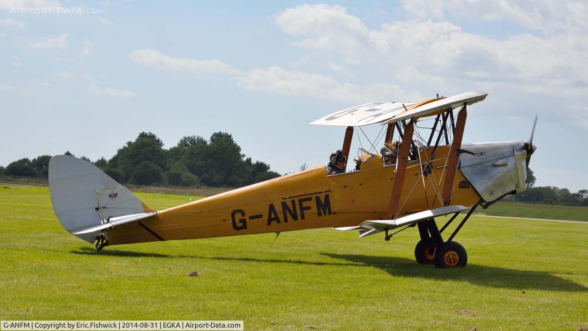 G-ANFM, 1941 De Havilland DH-82A Tiger Moth II C/N 83604, 2. G-ANFM at the superb 25th Anniversary RAFA Shoreham Airshow.