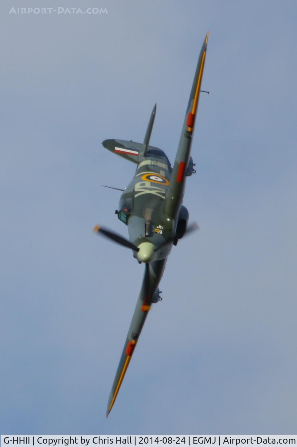 G-HHII, 1940 Hawker (CCF) Hurricane Mk2B C/N CCF/R20023, at the Little Gransden Airshow 2014