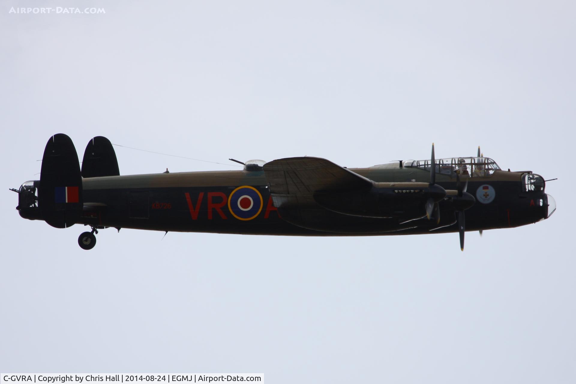 C-GVRA, 1945 Victory Aircraft Avro 683 Lancaster BX C/N FM 213 (3414), at the Little Gransden Airshow 2014