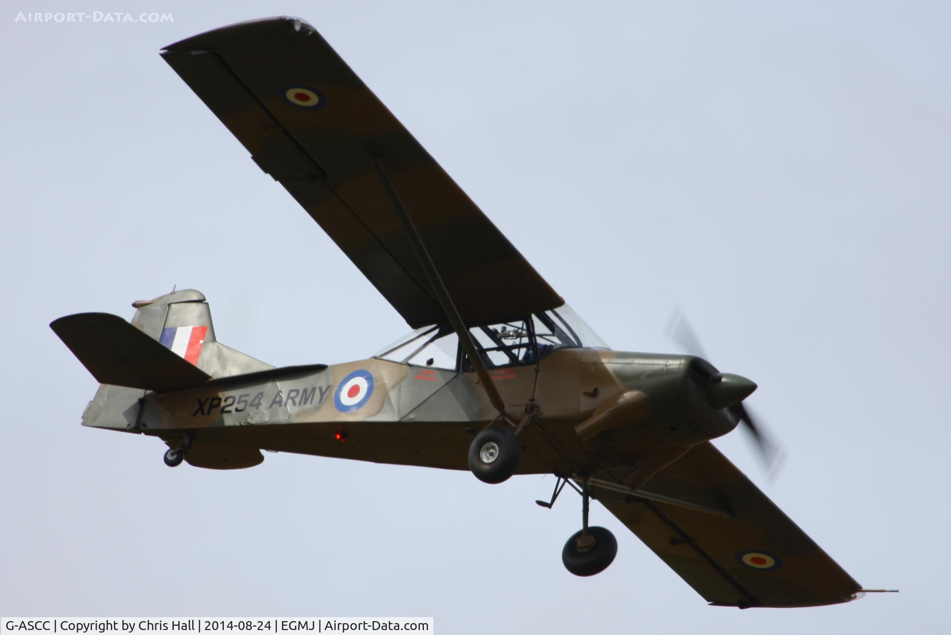 G-ASCC, 1962 Auster AOP.11 C/N B5/10/162, at the Little Gransden Airshow 2014