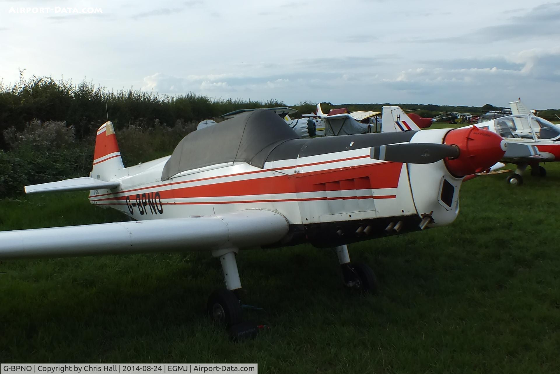 G-BPNO, 1968 Zlin Z-326 Trener Master C/N 930, at the Little Gransden Airshow 2014