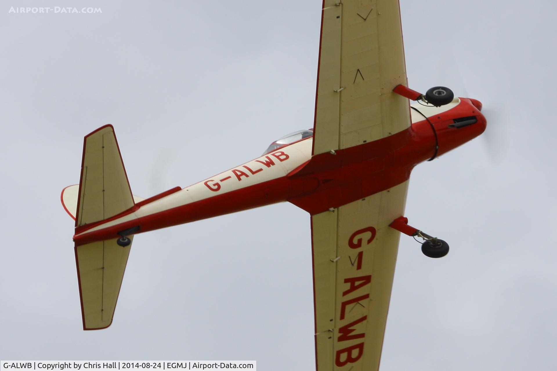 G-ALWB, 1950 De Havilland DHC-1 Chipmunk 22A C/N C1/0100, at the Little Gransden Airshow 2014