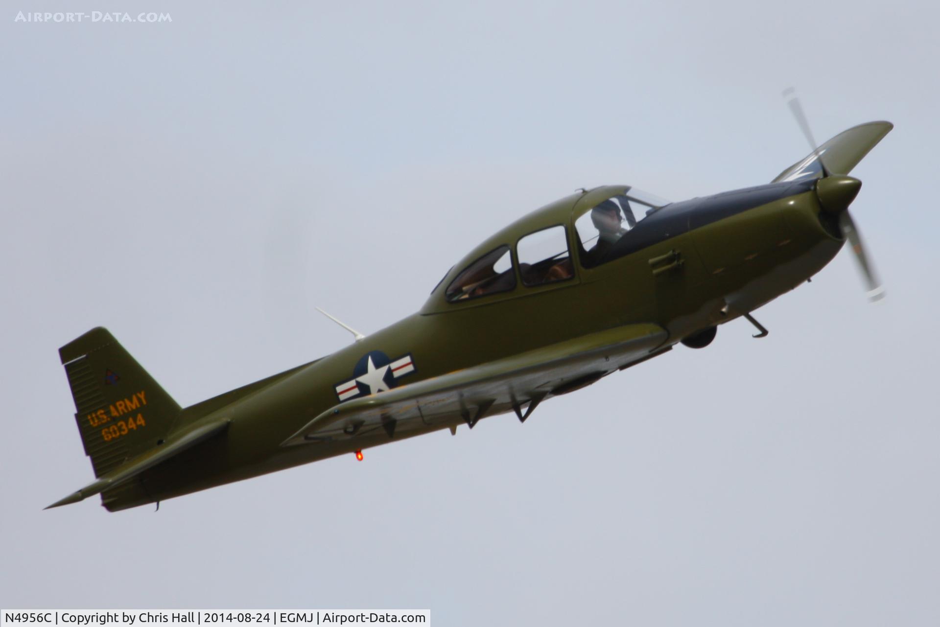 N4956C, North American Navion (NA-145) C/N NAV-4-344, at the Little Gransden Airshow 2014