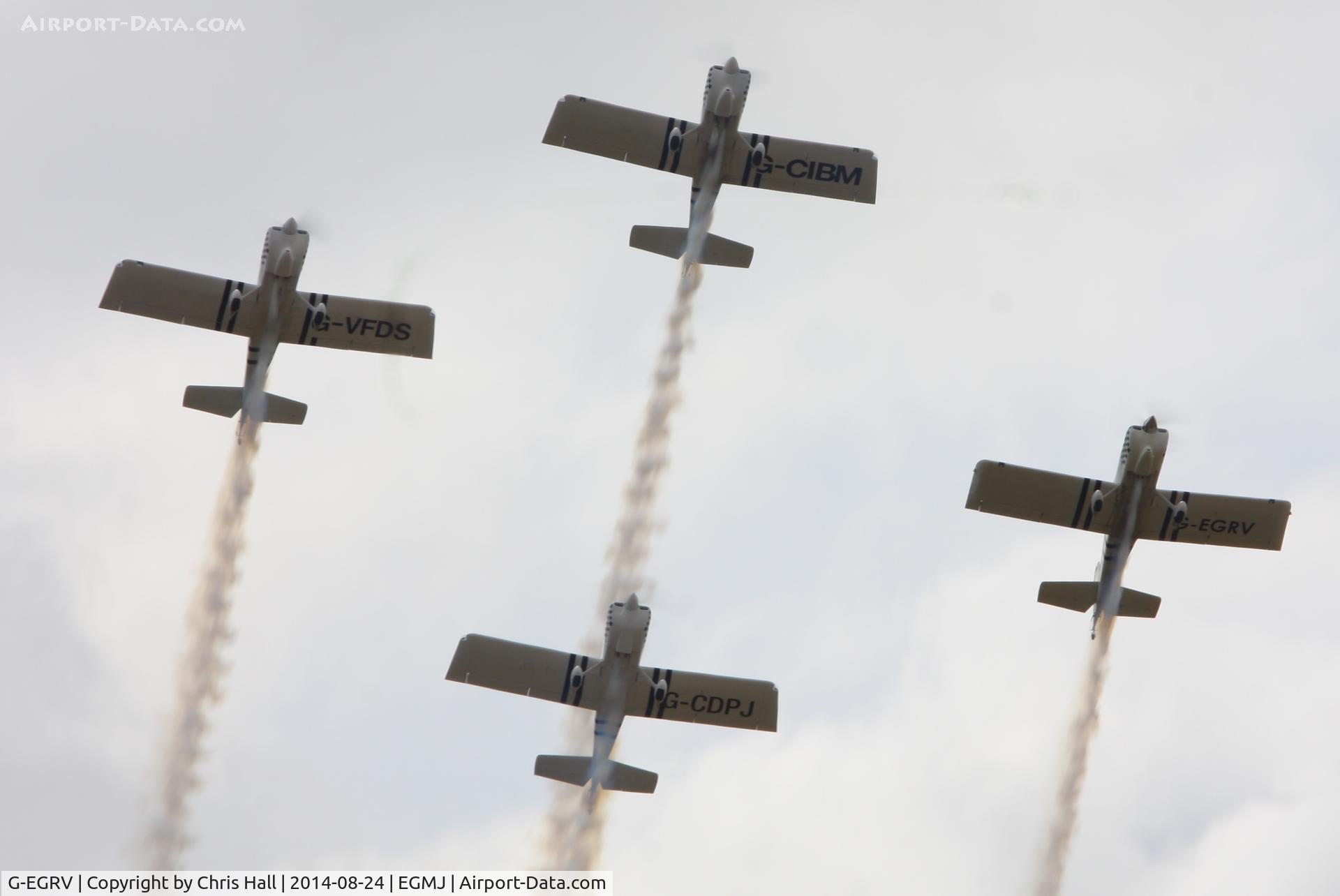 G-EGRV, 2007 Vans RV-8 C/N PFA 303-13639, Team Raven at the Little Gransden Airshow 2014