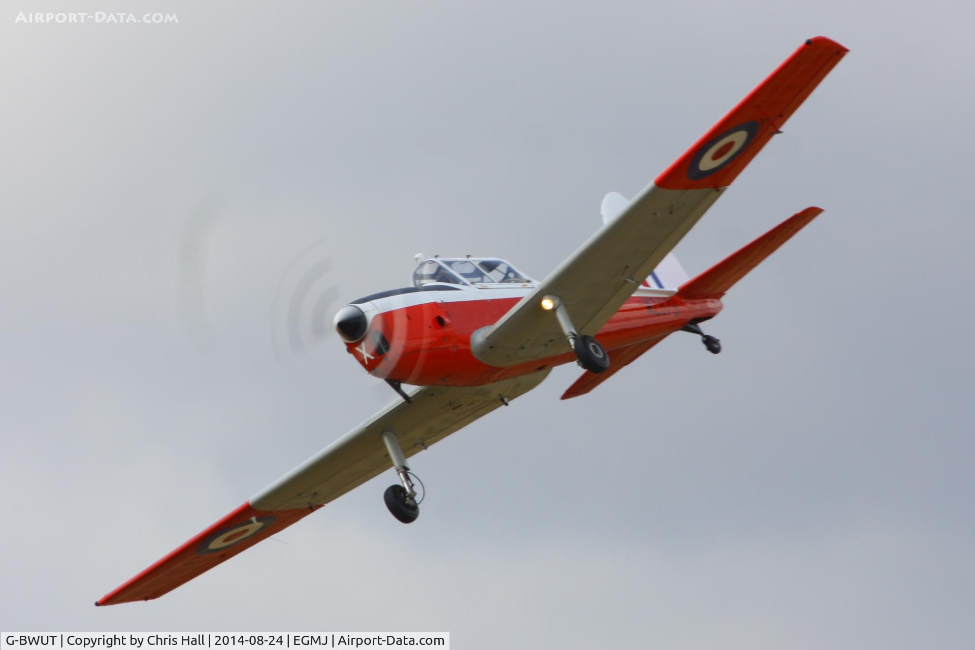 G-BWUT, 1953 De Havilland DHC-1 Chipmunk T.10 C/N C1/0918, at the Little Gransden Airshow 2014