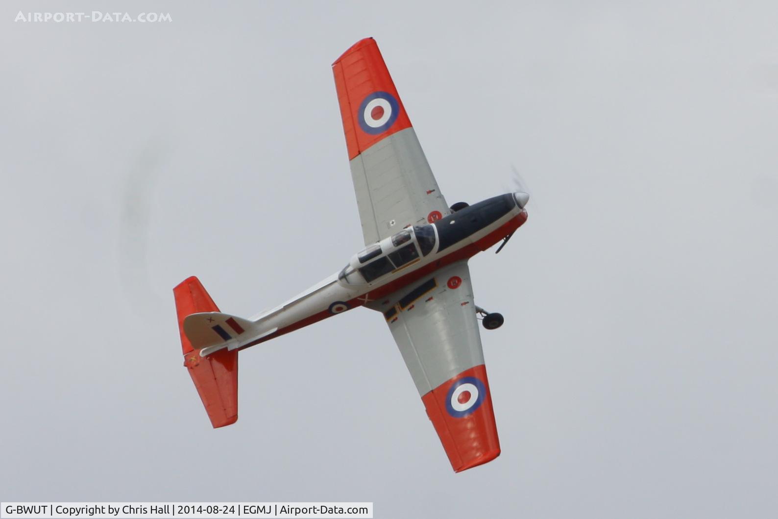 G-BWUT, 1953 De Havilland DHC-1 Chipmunk T.10 C/N C1/0918, at the Little Gransden Airshow 2014