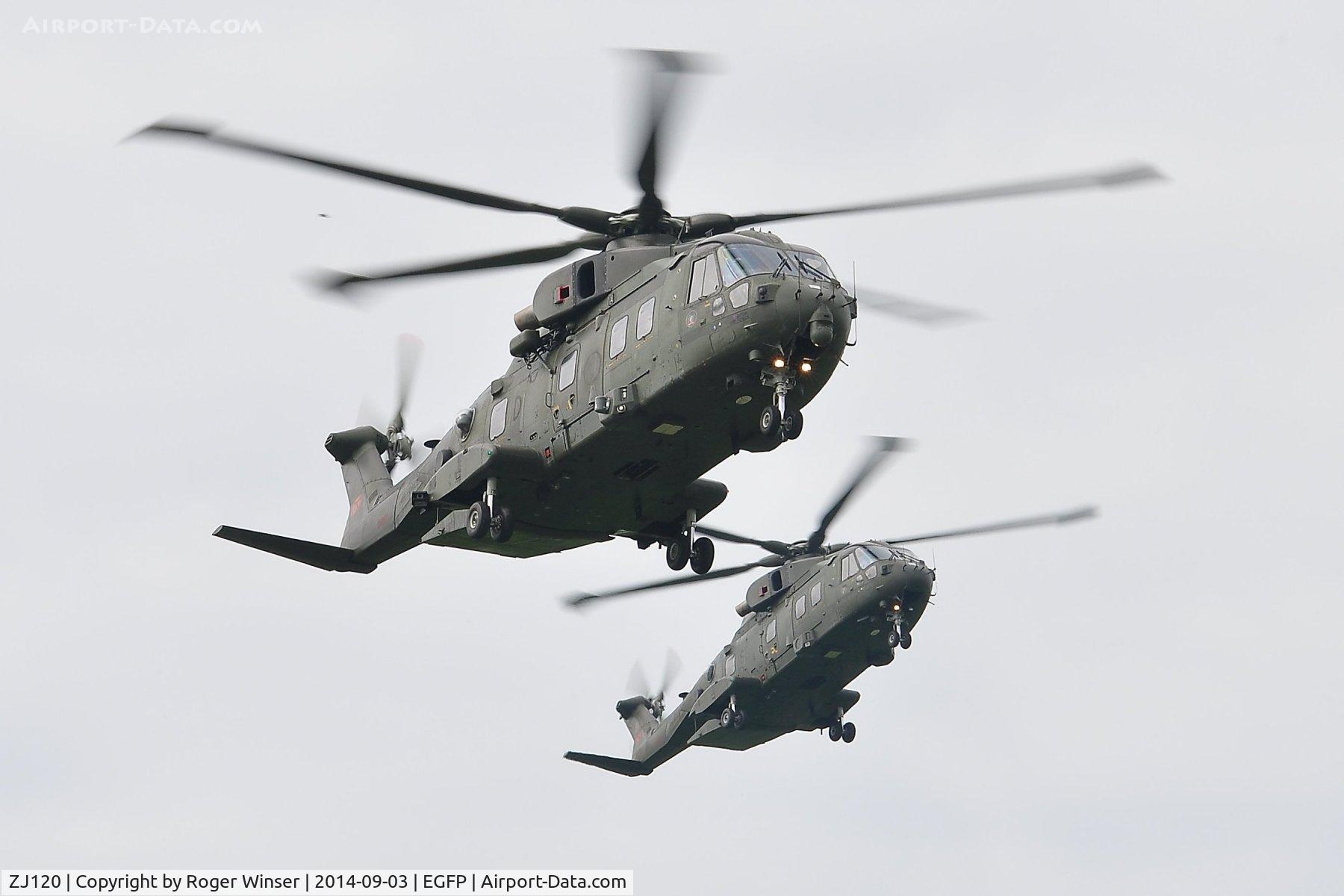 ZJ120, AgustaWestland EH-101 Merlin HC.4 C/N 50083/RAF04, 