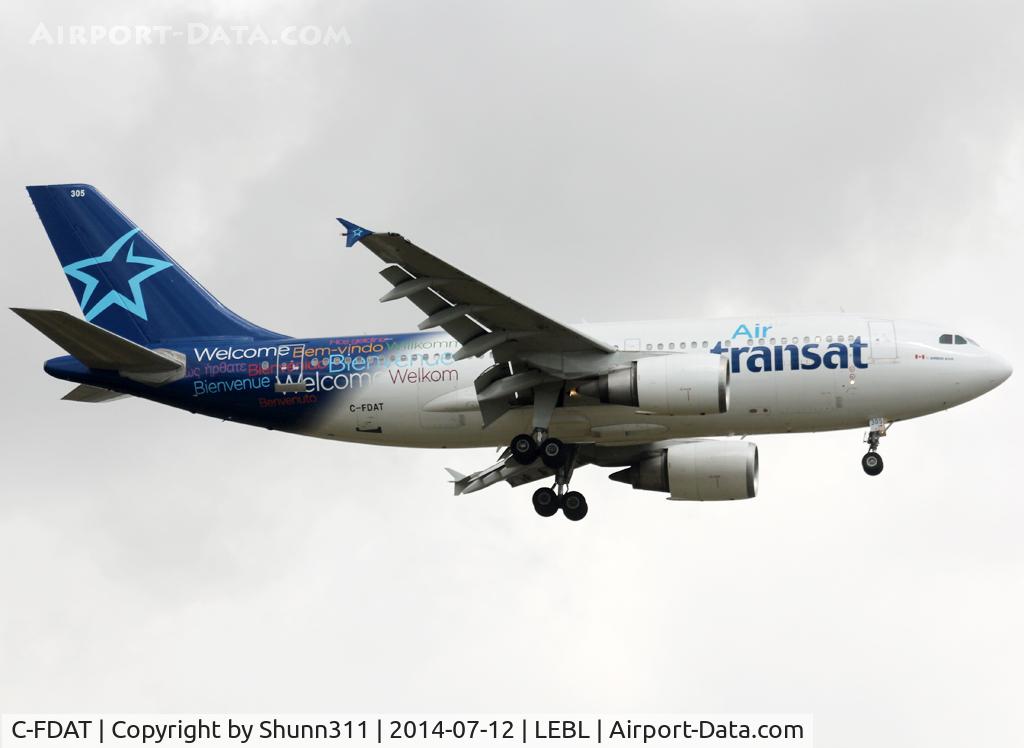 C-FDAT, 1992 Airbus A310-308 C/N 658, Landing rwy 07R