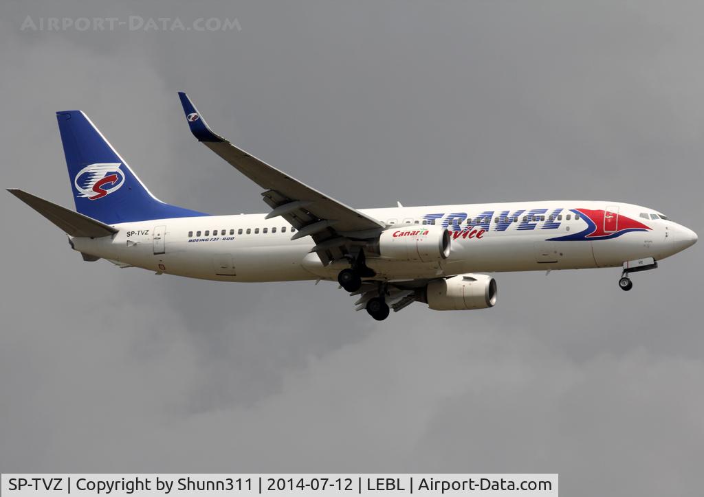 SP-TVZ, 2007 Boeing 737-8BK C/N 29643, Landing rwy 07R