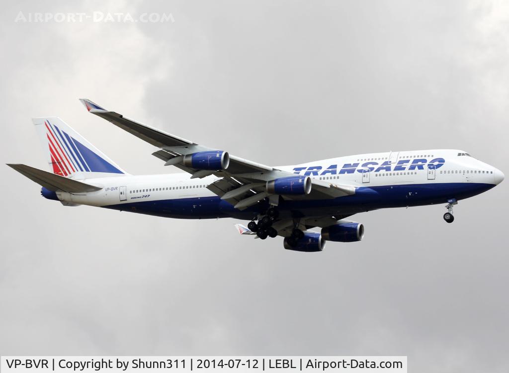 VP-BVR, 1992 Boeing 747-444 C/N 26637, Landing rwy 07R