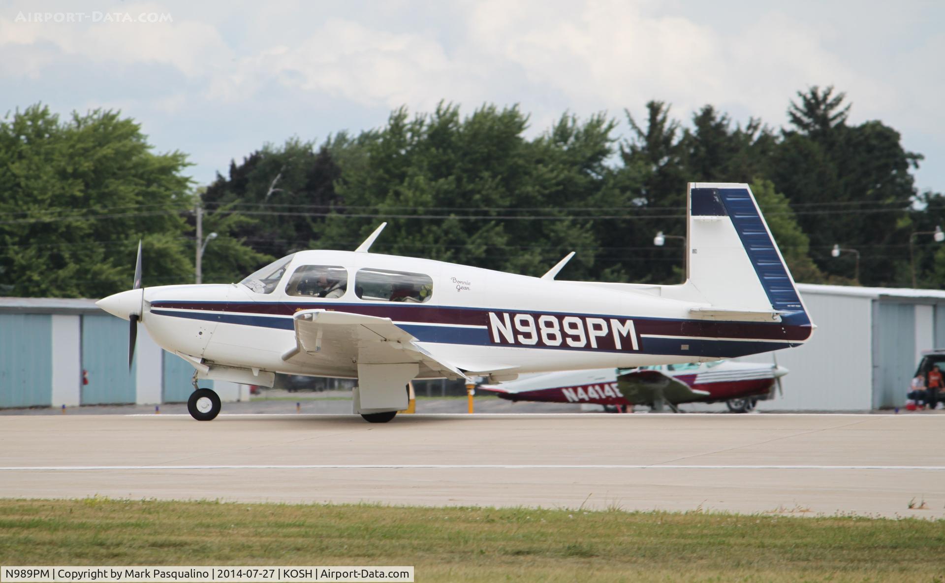 N989PM, Mooney M20J 201 C/N 24-3113, Mooney M20J