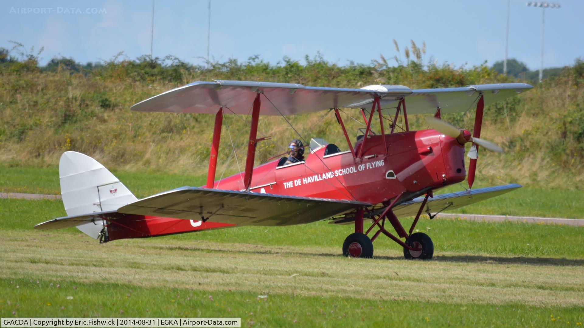 G-ACDA, 1934 De Havilland DH-82A Tiger Moth II C/N 3175, 3. G-ACDA at the superb 25th Anniversary RAFA Shoreham Airshow.