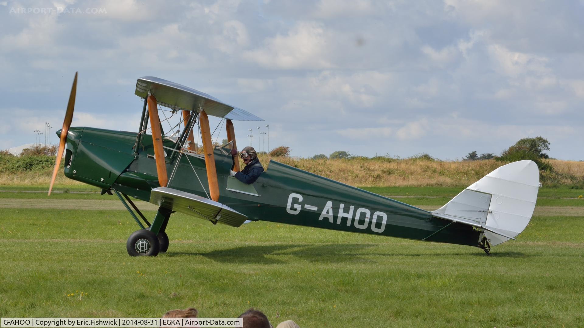 G-AHOO, 1943 De Havilland DH-82A Tiger Moth II C/N 86149, 1. G-AHOO at the superb 25th Anniversary RAFA Shoreham Airshow.