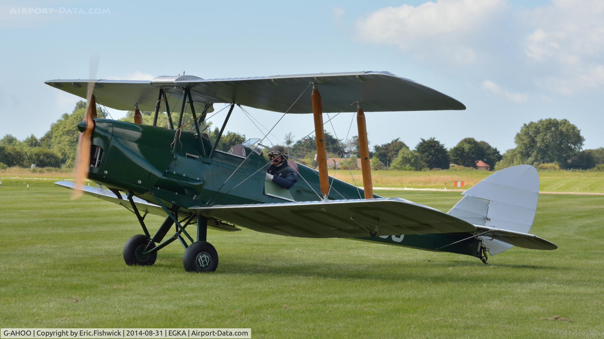 G-AHOO, 1943 De Havilland DH-82A Tiger Moth II C/N 86149, 3. G-AHOO at the superb 25th Anniversary RAFA Shoreham Airshow.
