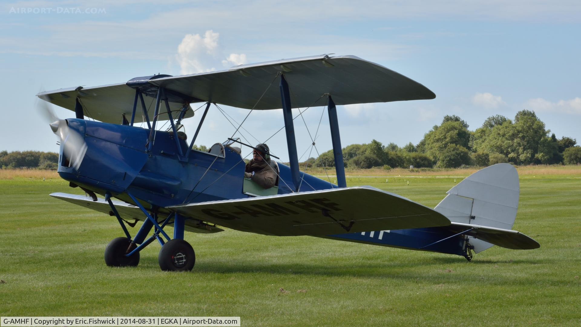 G-AMHF, 1940 De Havilland DH-82A Tiger Moth II C/N 83026, 3. G-AMHF at the superb 25th Anniversary RAFA Shoreham Airshow.