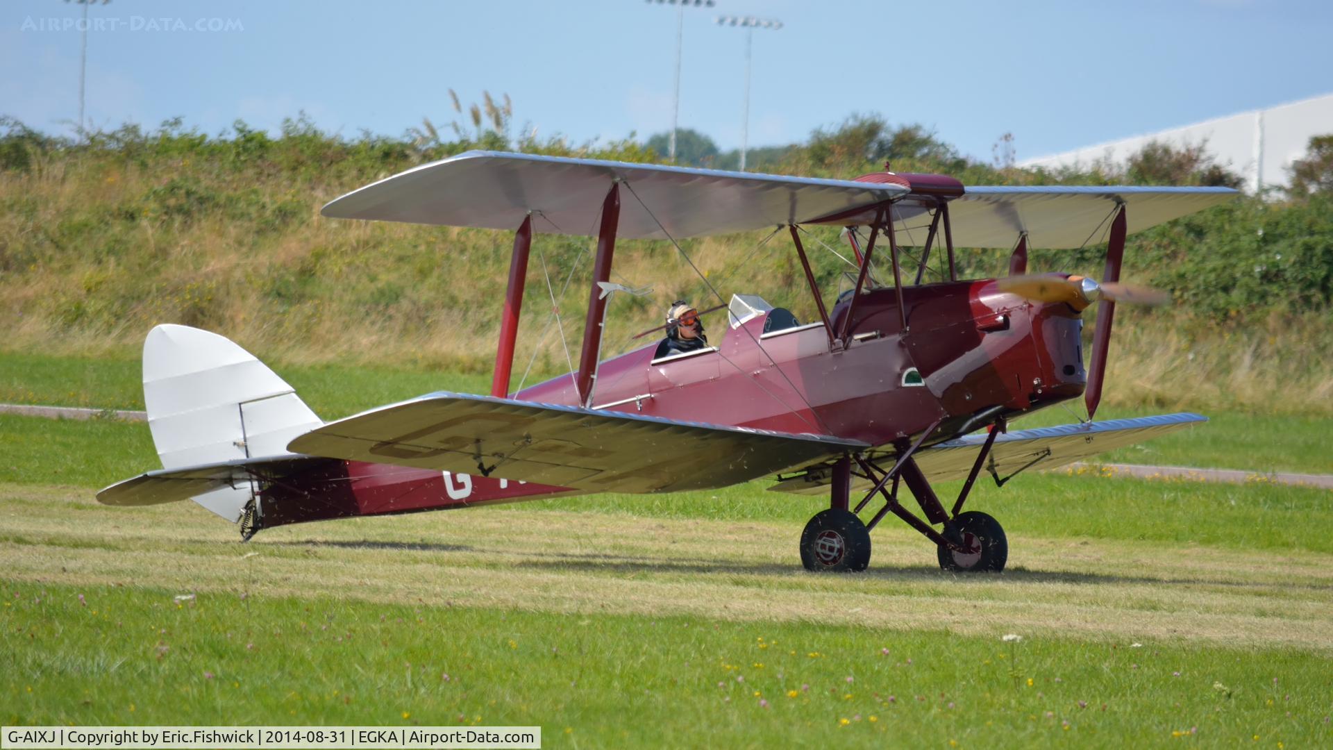 G-AIXJ, 1942 De Havilland DH-82A Tiger Moth II C/N 85434, 3. G-AIXJ at the superb 25th Anniversary RAFA Shoreham Airshow.