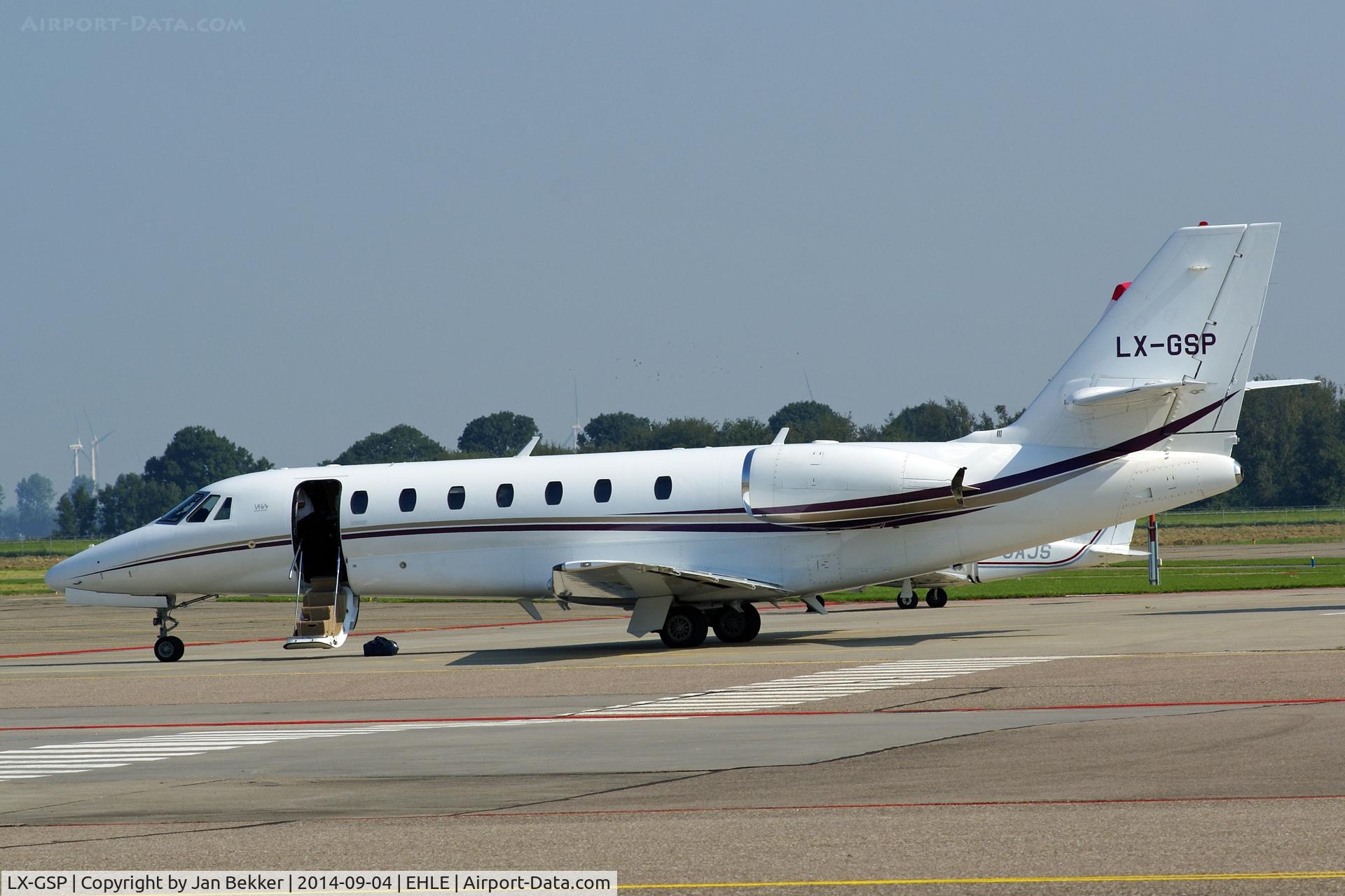 LX-GSP, 2010 Cessna 680 Citation Sovereign C/N 680-0302, Lelystad Airport