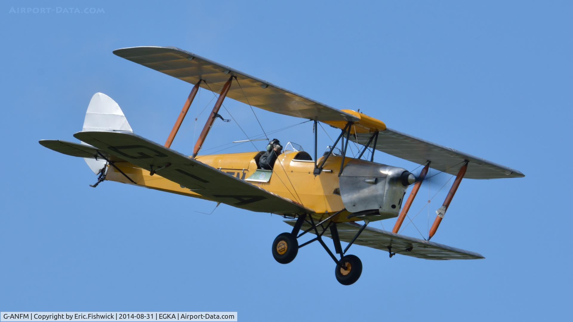 G-ANFM, 1941 De Havilland DH-82A Tiger Moth II C/N 83604, 43. G-ANFM at the superb 25th Anniversary RAFA Shoreham Airshow.
