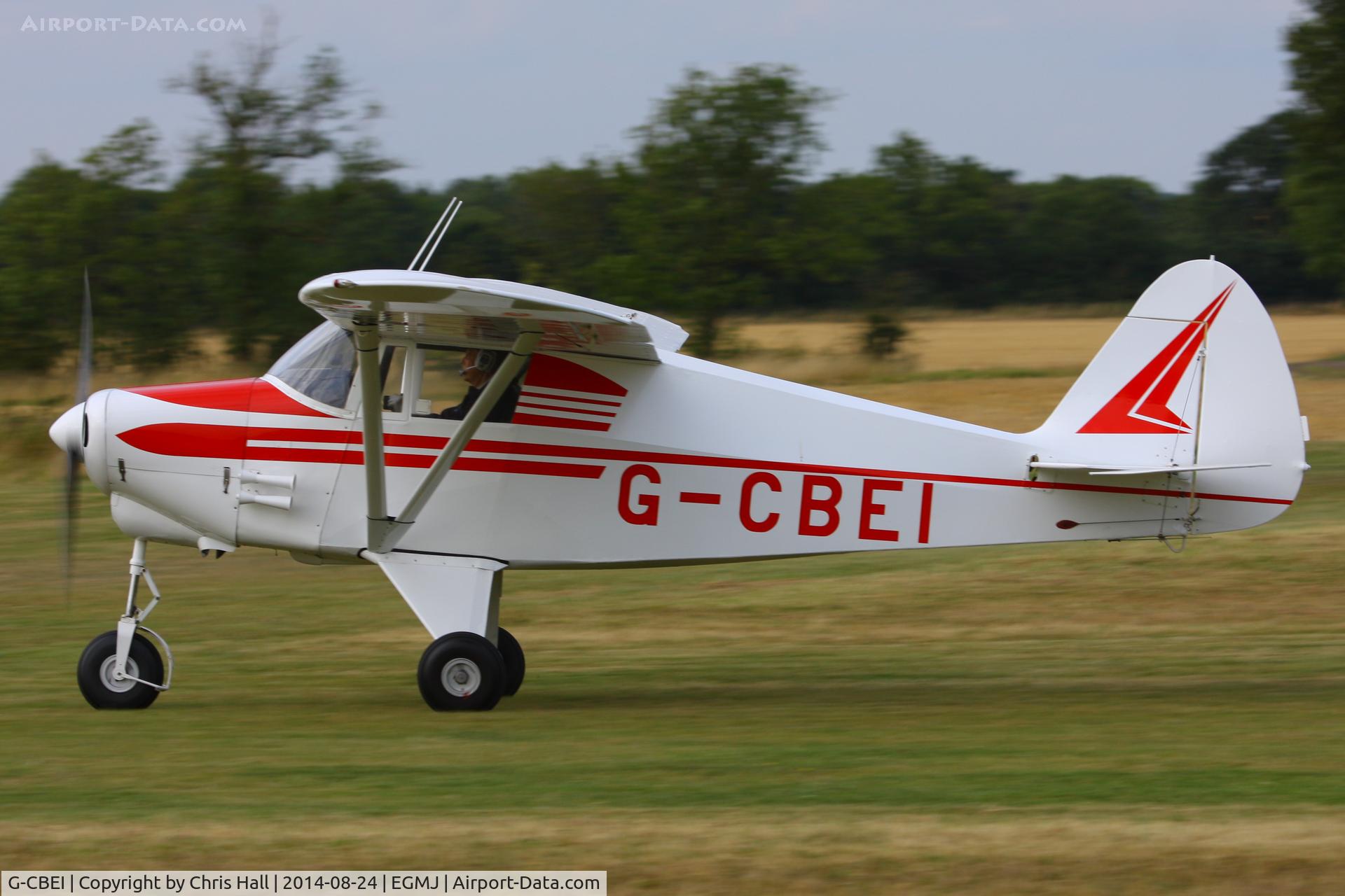 G-CBEI, 1961 Piper PA-22-108 Colt Colt C/N 22-9136, at the Little Gransden Airshow 2014