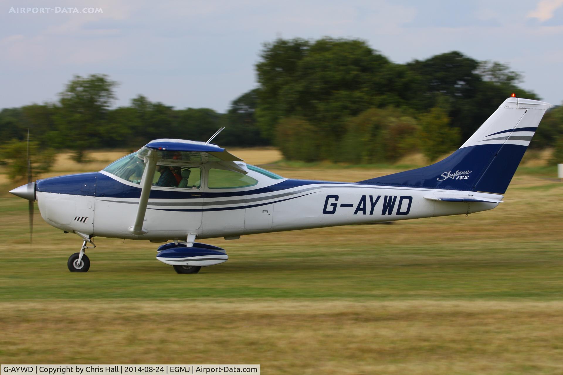 G-AYWD, 1971 Cessna 182N Skylane C/N 182-60468, at the Little Gransden Airshow 2014