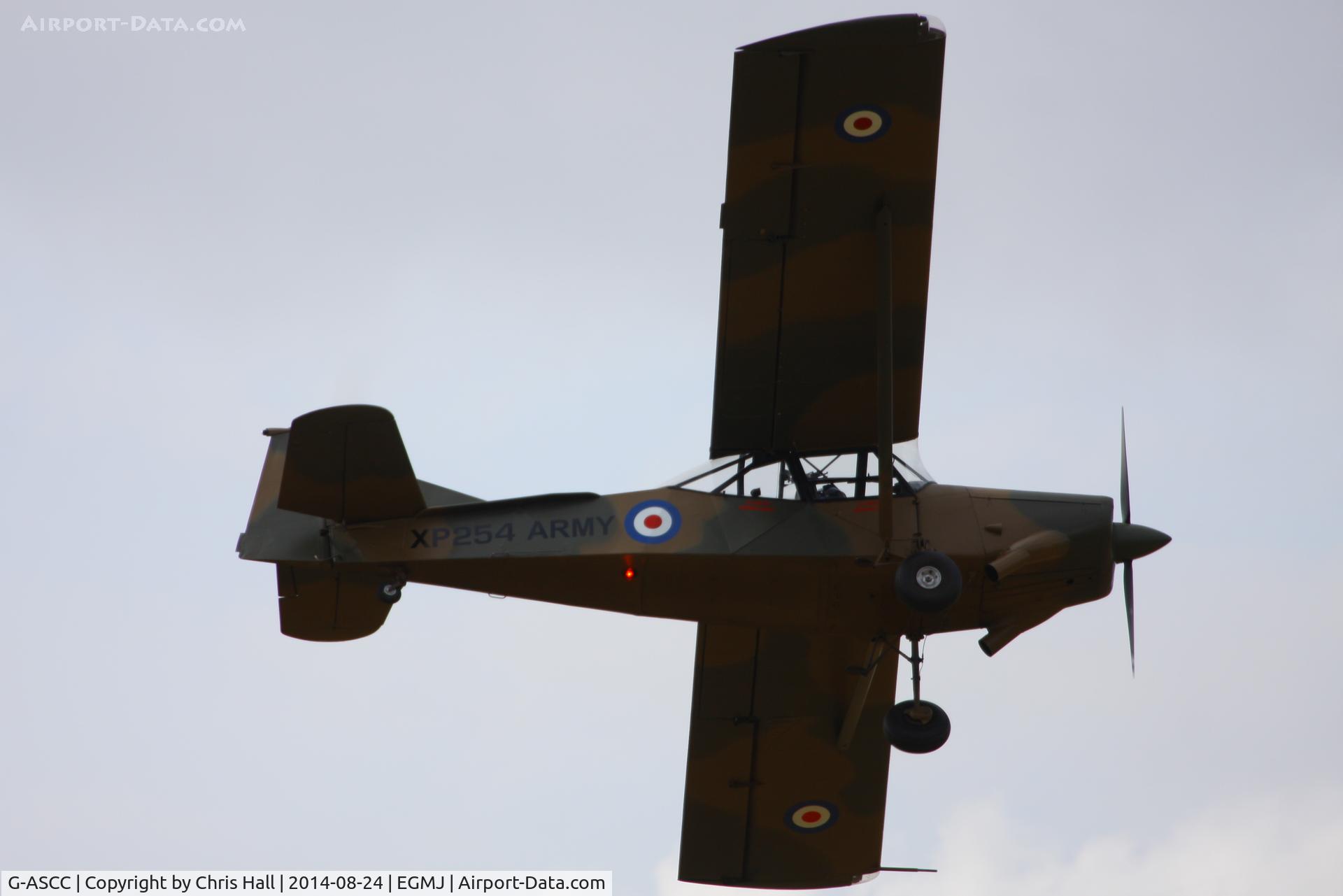 G-ASCC, 1962 Auster AOP.11 C/N B5/10/162, at the Little Gransden Airshow 2014