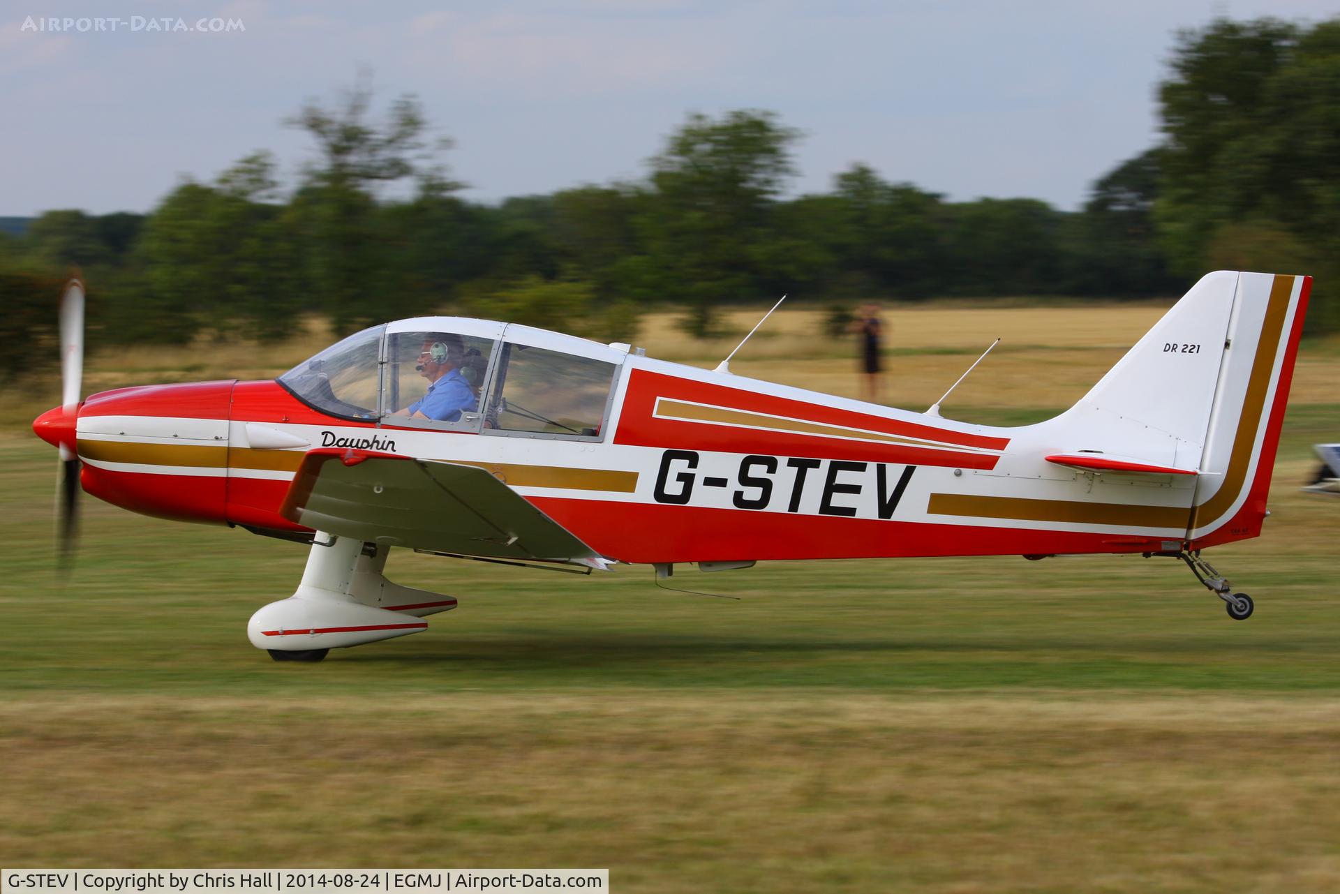 G-STEV, 1967 CEA Jodel DR-221 Dauphin C/N 61, at the Little Gransden Airshow 2014