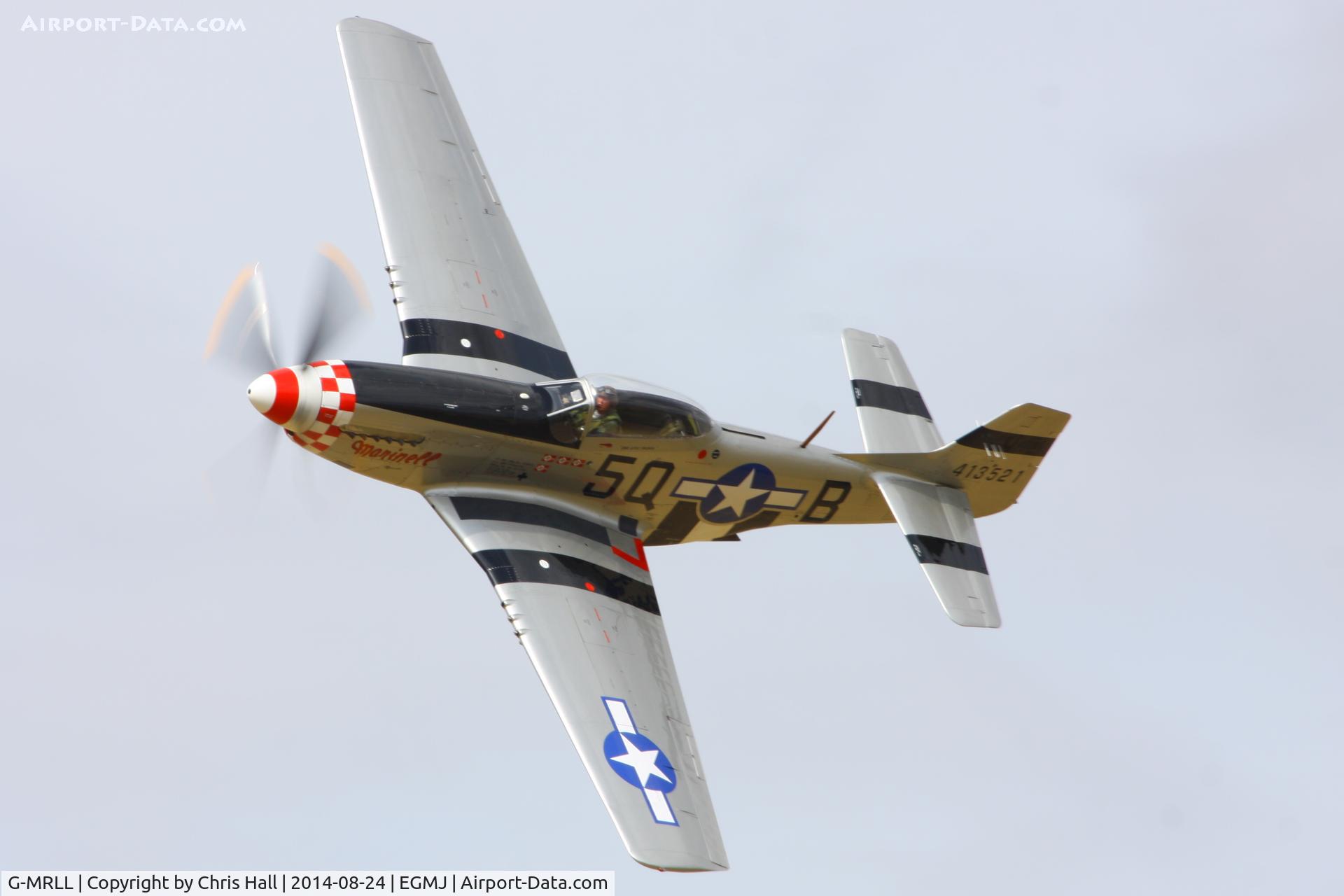 G-MRLL, 1943 North American P-51D Mustang C/N 109-27154, at the Little Gransden Airshow 2014