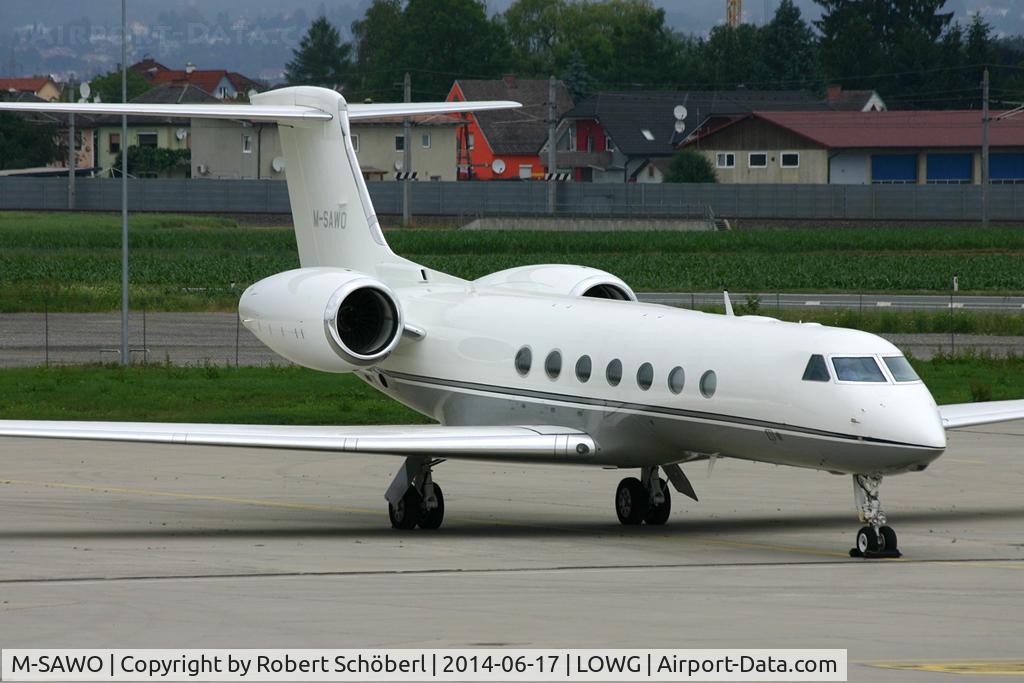M-SAWO, 2004 Gulfstream Aerospace GV-SP (G550) C/N 5050, M-SAWO @ LOWG