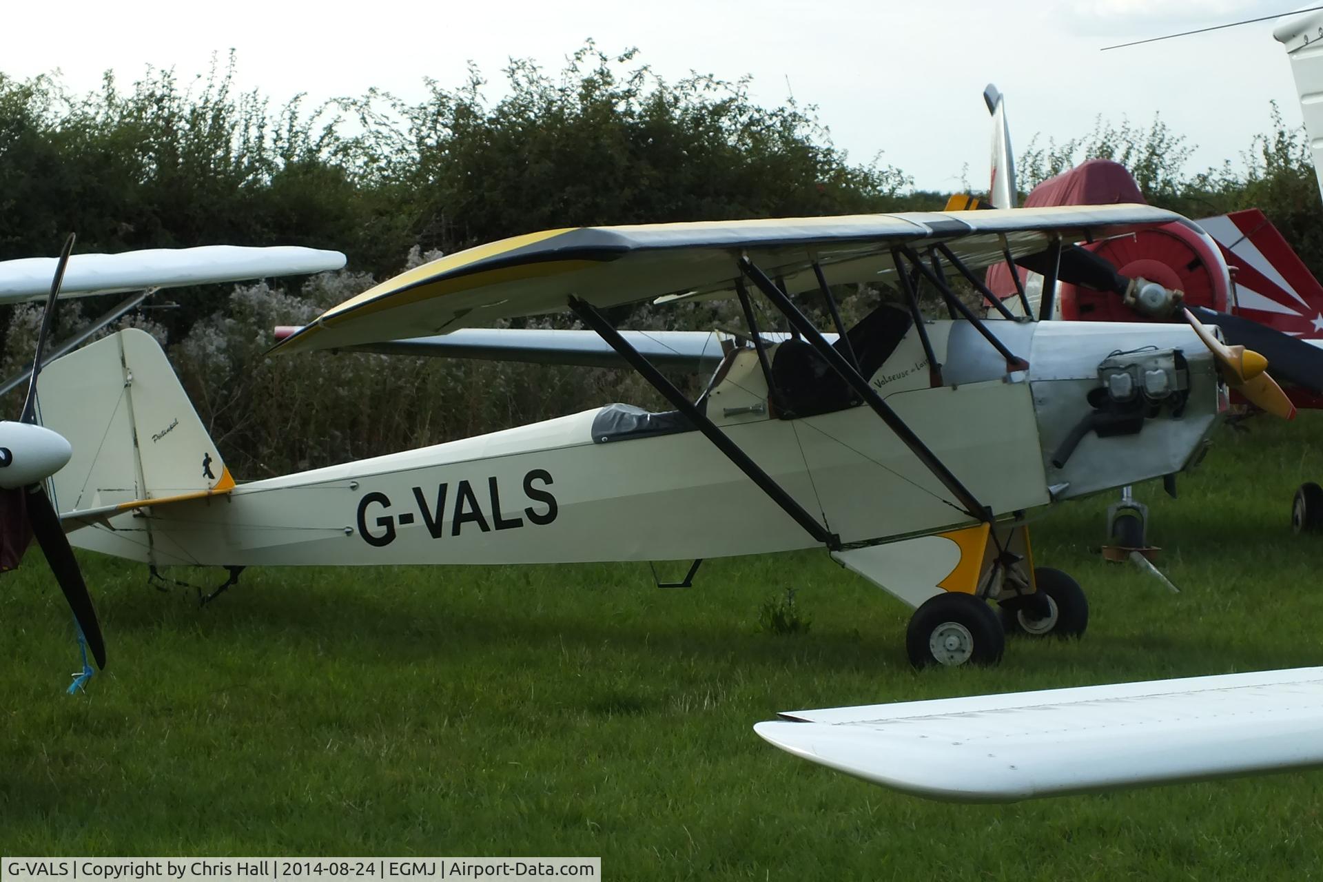 G-VALS, 1997 Pietenpol Air Camper C/N PFA 047-13157, at the Little Gransden Airshow 2014