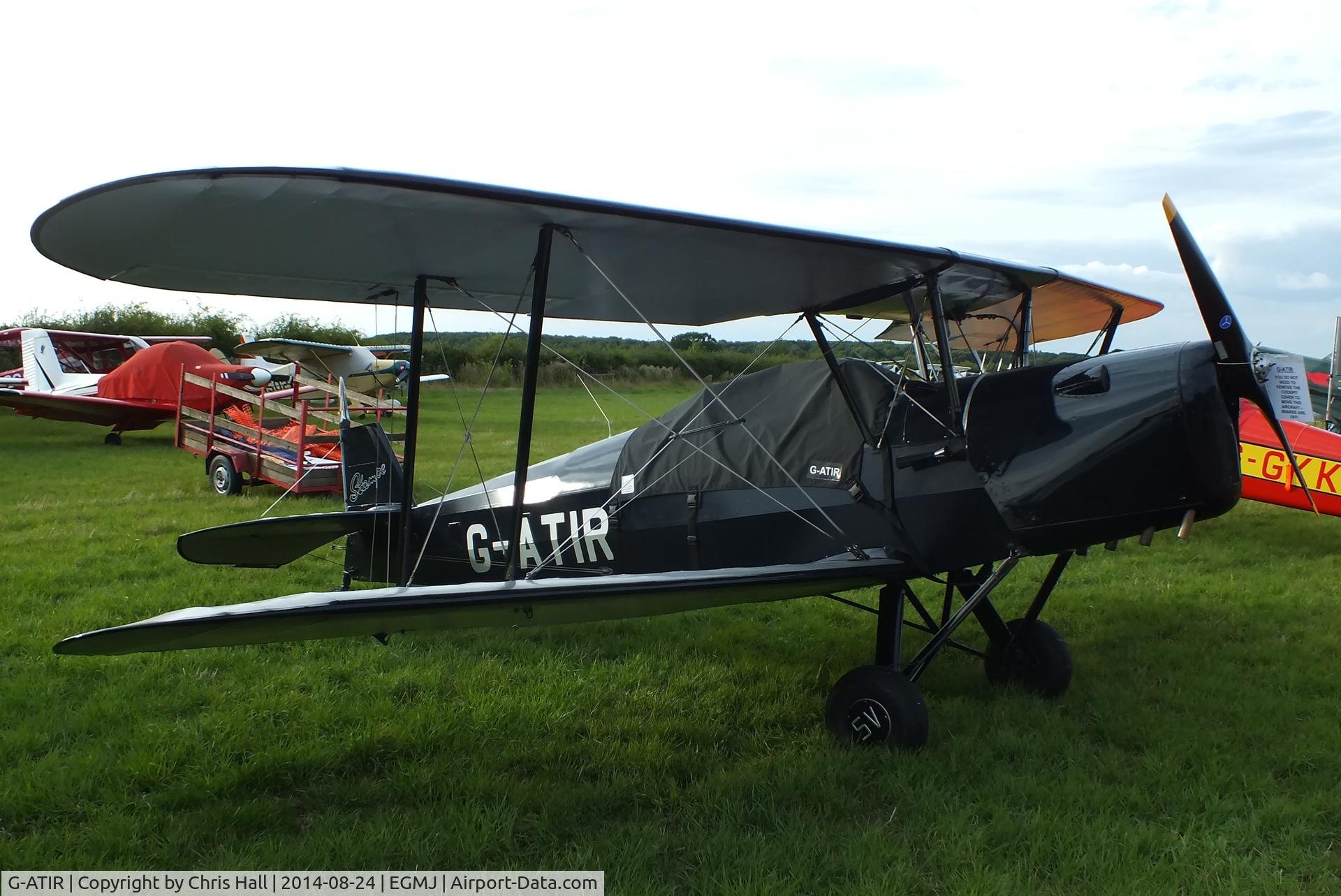G-ATIR, 1948 Stampe-Vertongen SV-4C C/N 1047, at the Little Gransden Airshow 2014