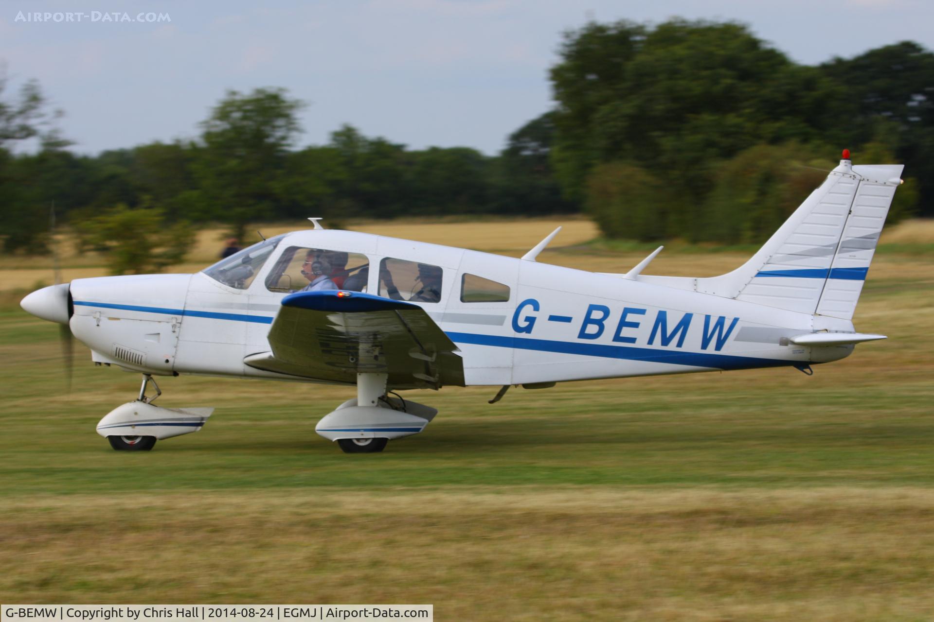 G-BEMW, 1976 Piper PA-28-181 Cherokee Archer II C/N 28-7790243, at the Little Gransden Airshow 2014
