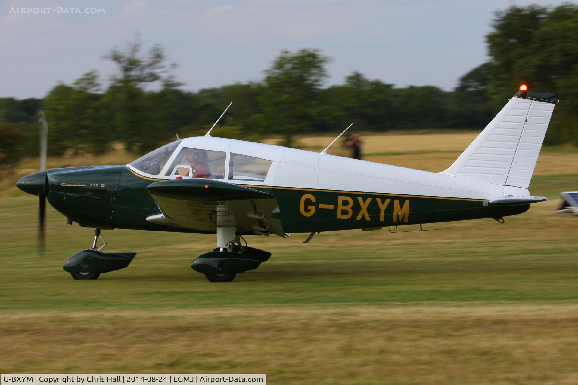 G-BXYM, 1967 Piper PA-28-235 Cherokee B C/N 28-10858, at the Little Gransden Airshow 2014