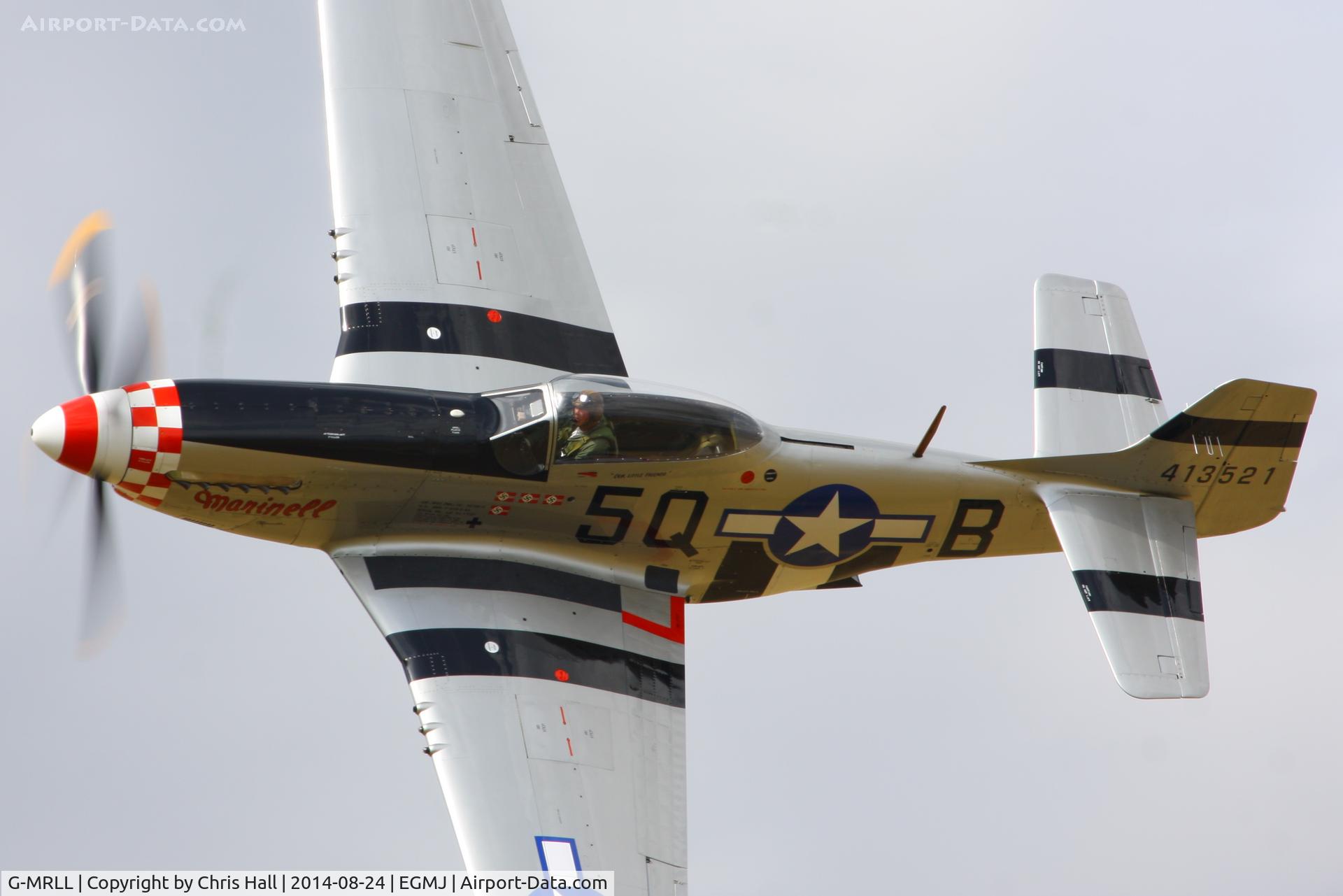 G-MRLL, 1943 North American P-51D Mustang C/N 109-27154, at the Little Gransden Airshow 2014