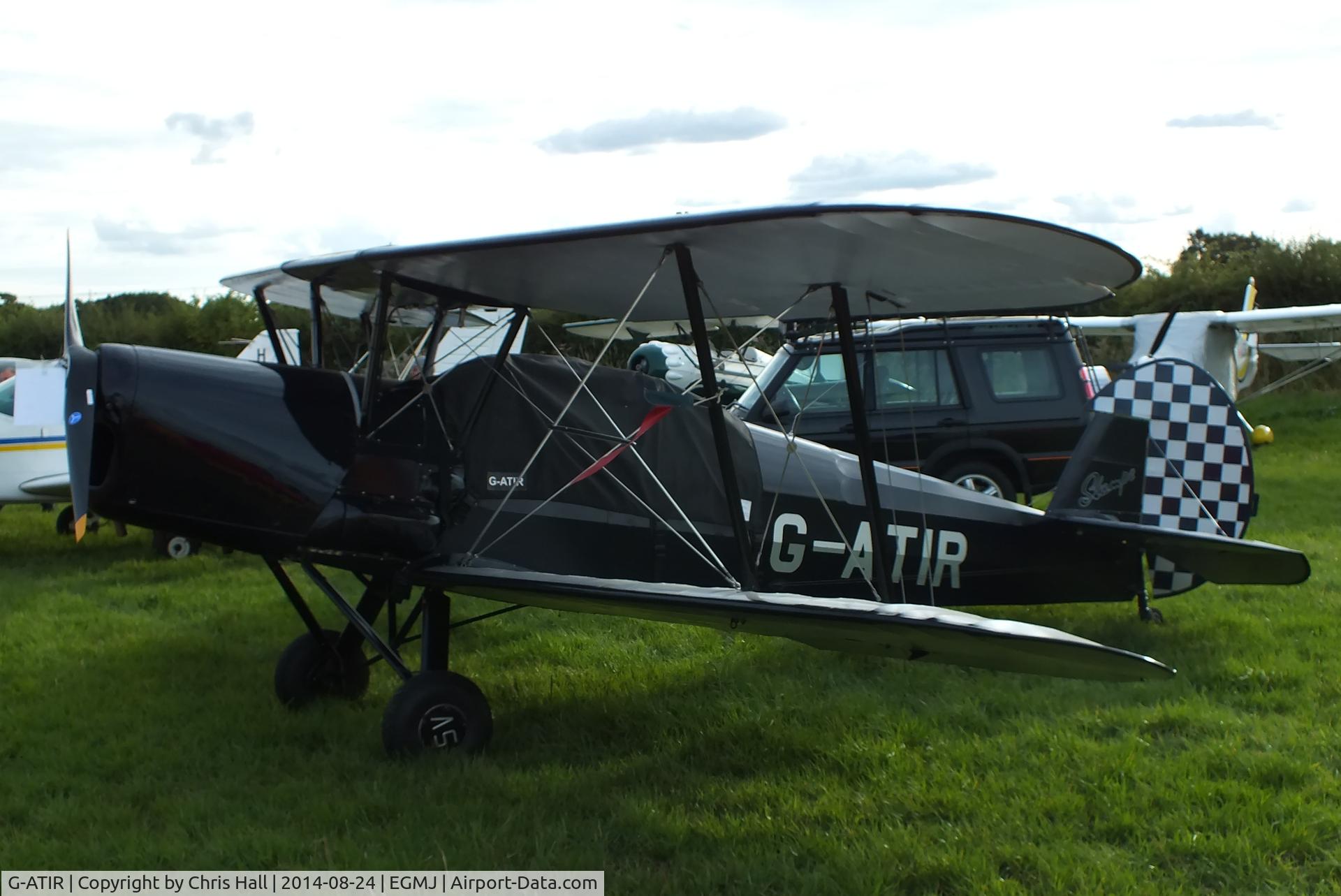 G-ATIR, 1948 Stampe-Vertongen SV-4C C/N 1047, at the Little Gransden Airshow 2014