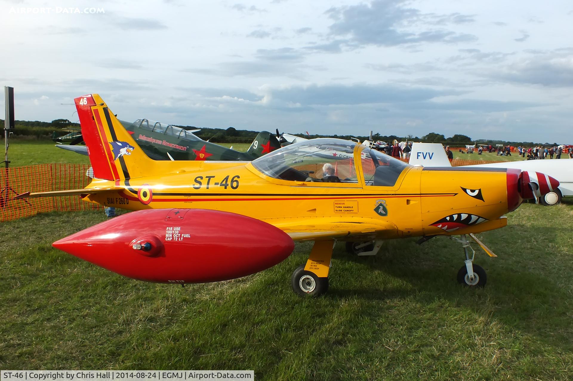 ST-46, 1970 SIAI-Marchetti SF-260D C/N 846, at the Little Gransden Airshow 2014