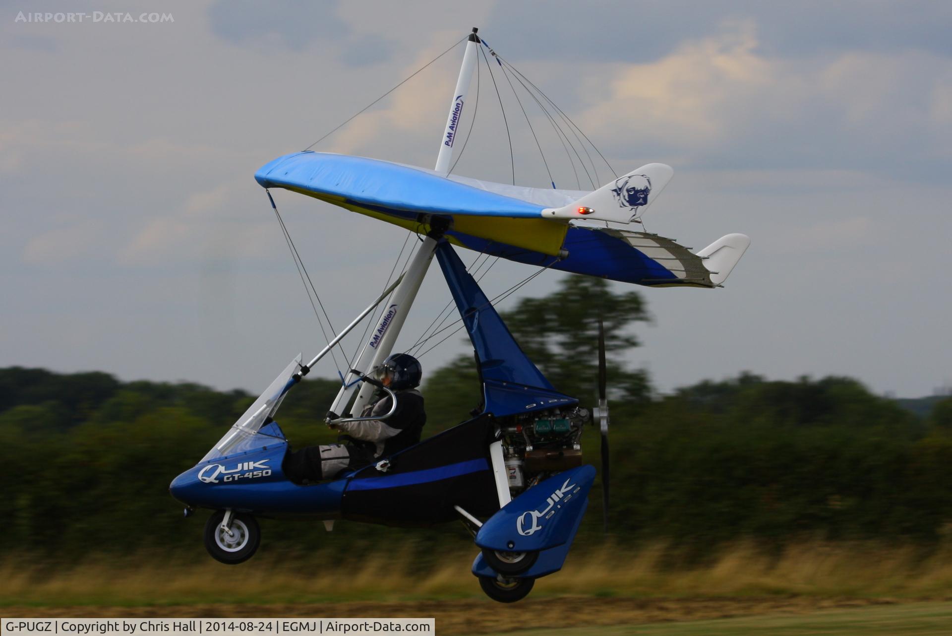 G-PUGZ, 2013 P&M Aviation Quik GT450 C/N 8639, at the Little Gransden Airshow 2014
