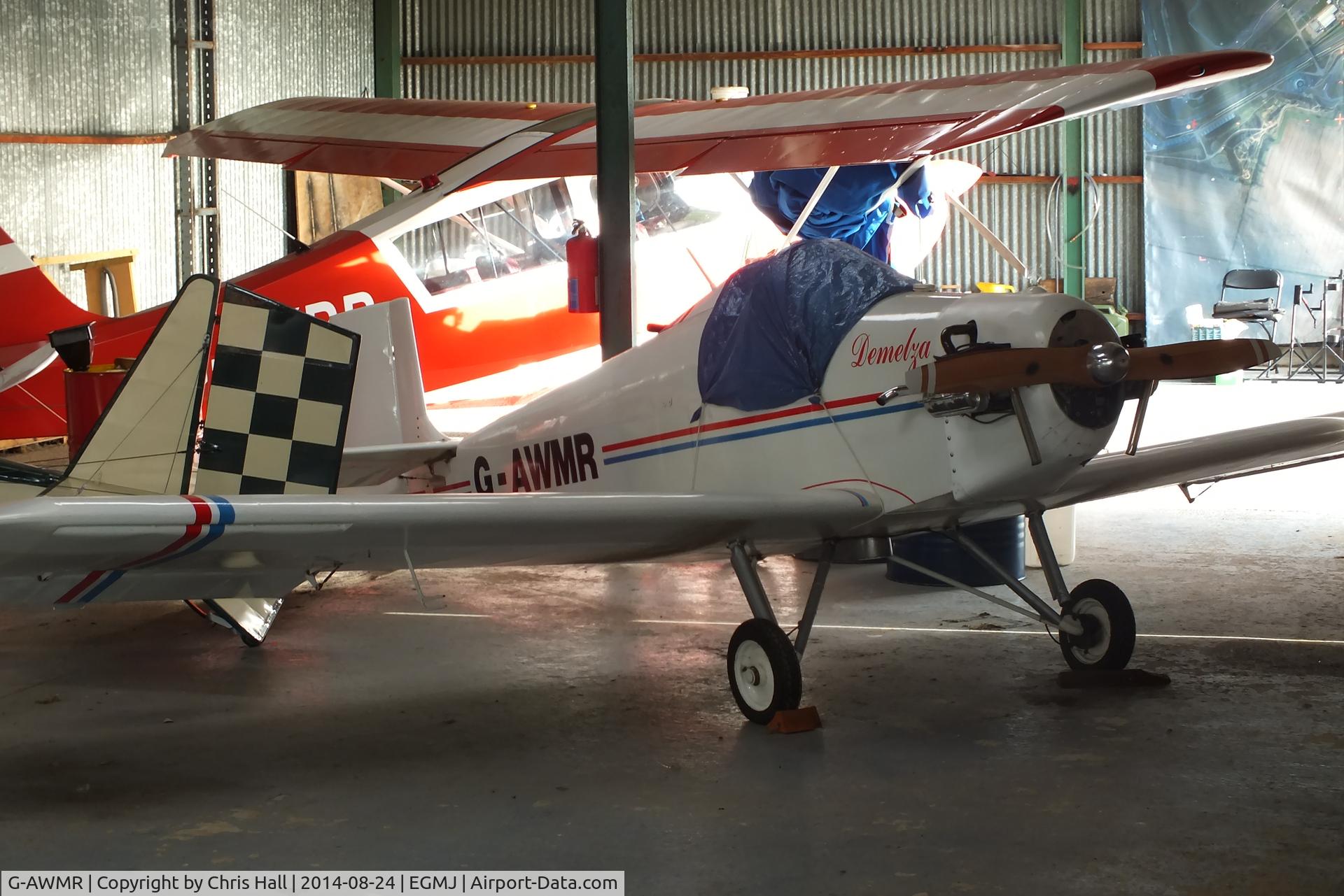 G-AWMR, 1970 Druine D.31 Turbulent C/N PFA 1661, at the Little Gransden Airshow 2014