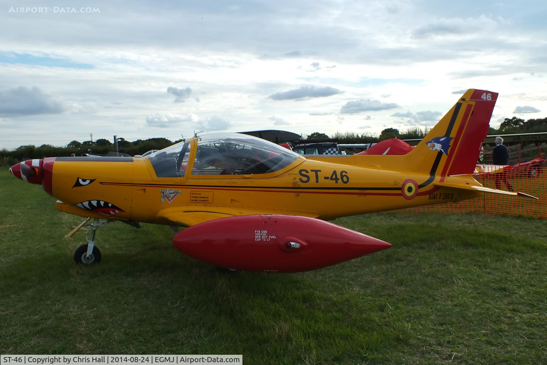 ST-46, 1970 SIAI-Marchetti SF-260D C/N 846, at the Little Gransden Airshow 2014