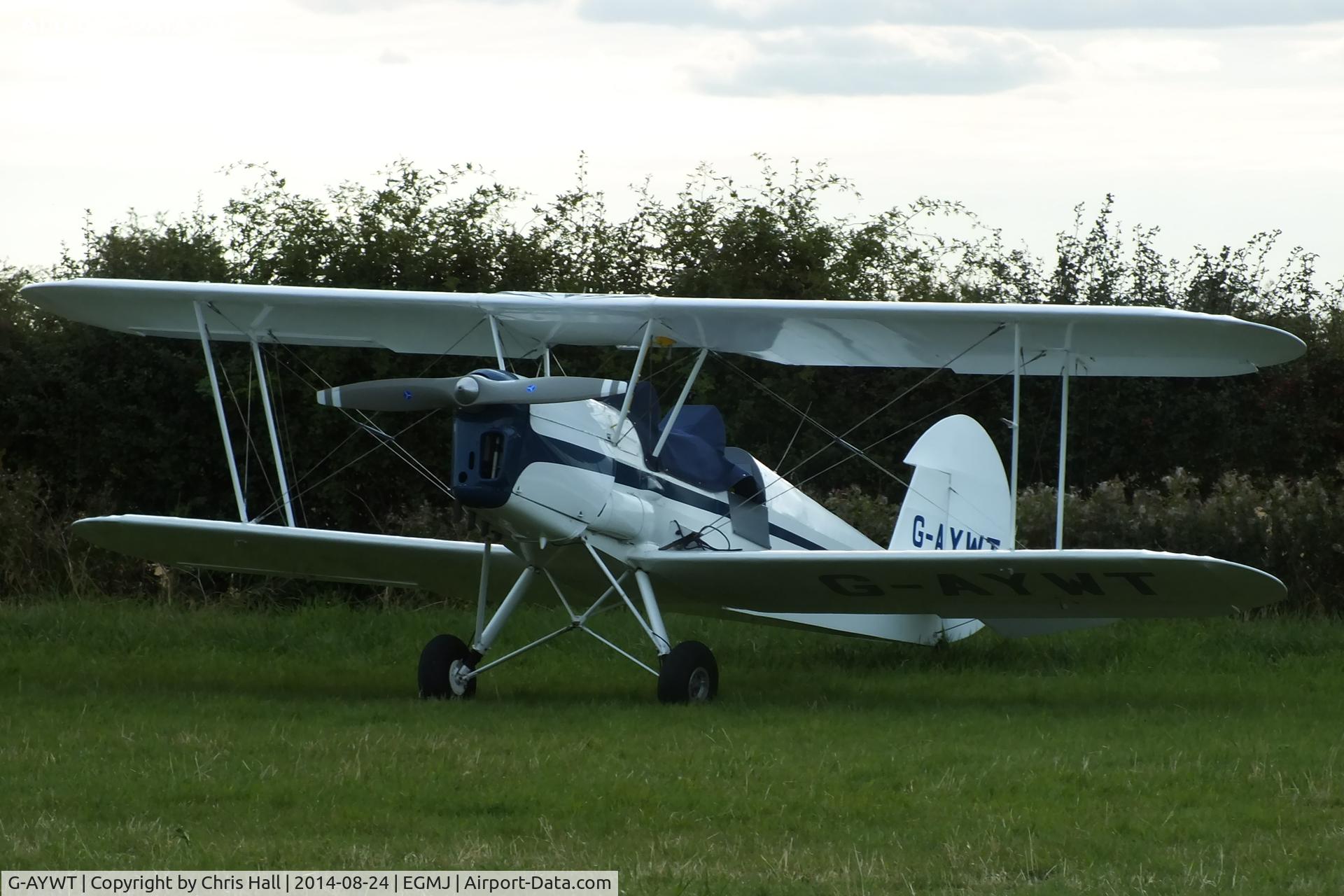 G-AYWT, 1949 Stampe-Vertongen SV-4C C/N 1111, at the Little Gransden Airshow 2014